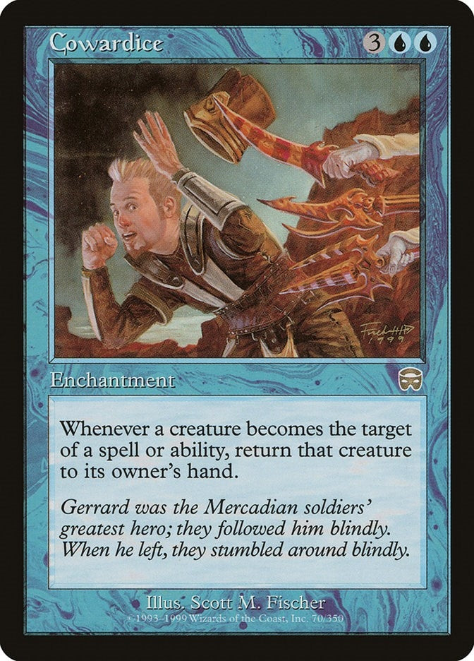 Image for Cowardice (70) - Magic: The Gathering