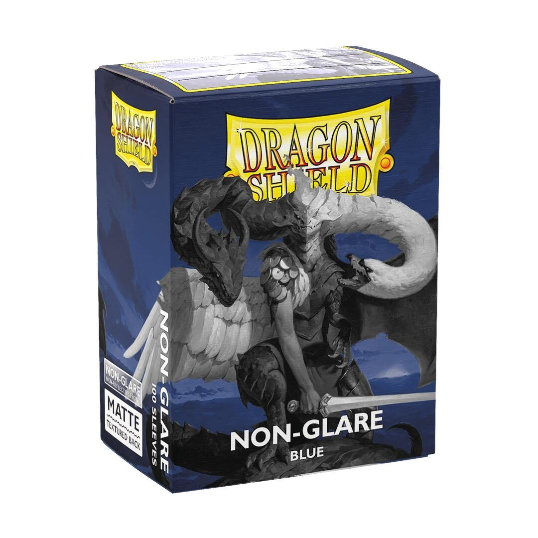 Image for Dragon Shield Non-Glare Matte Blue Sleeves (100-Pack) - Card Sleeves