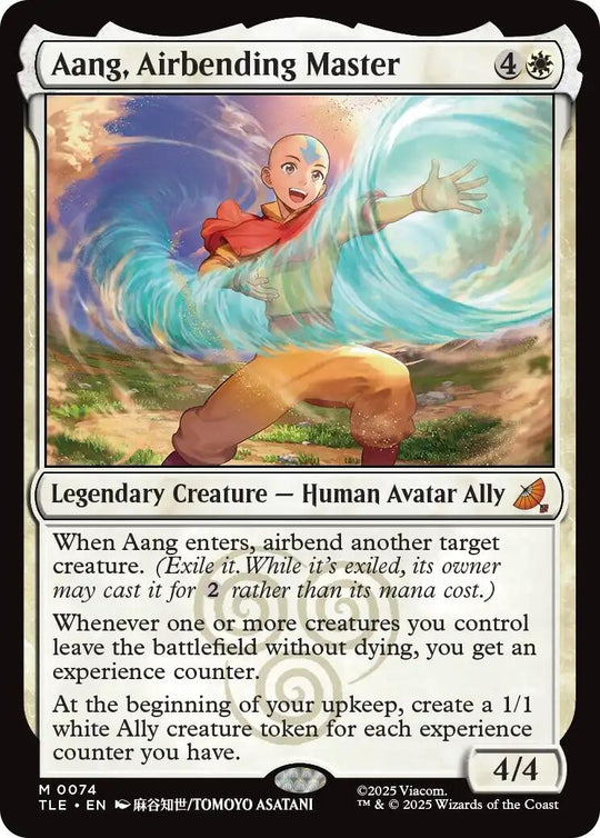 Image for Aang, Airbending Master (74) - Magic: The Gathering