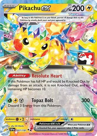 Image for Pikachu ex (057/191) - Pokemon