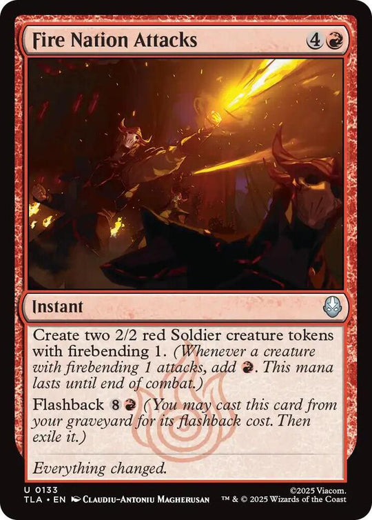 Image for Fire Nation Attacks (133) - Magic: The Gathering