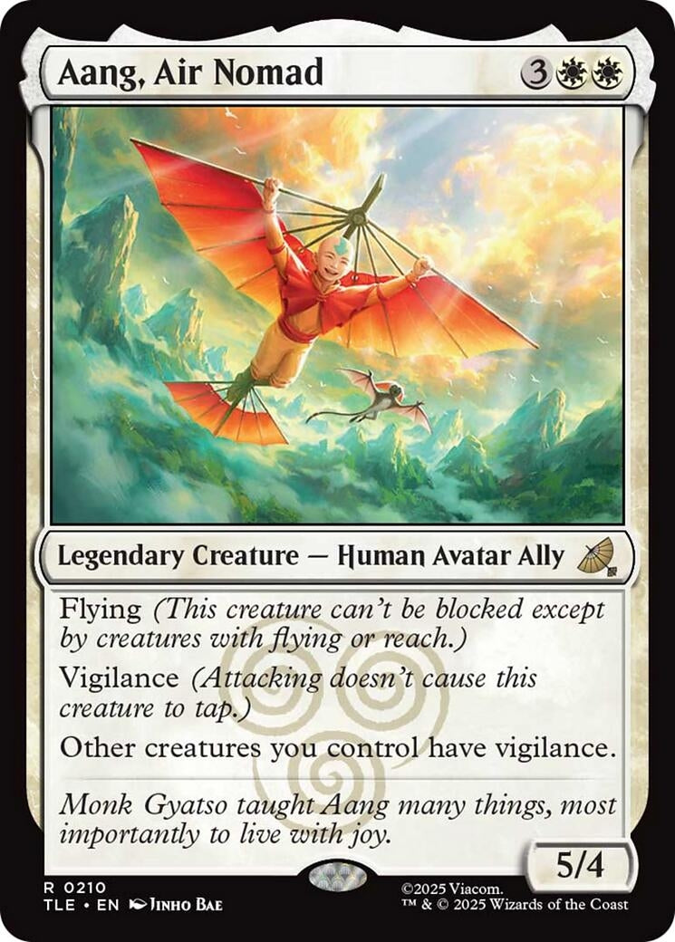 Image for Aang, Air Nomad (0210) (210) - Magic: The Gathering