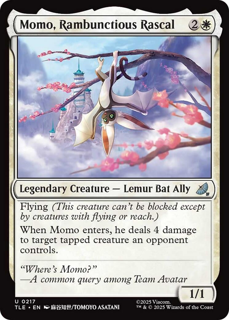 Image for Momo, Rambunctious Rascal (0217) (217) - Magic: The Gathering