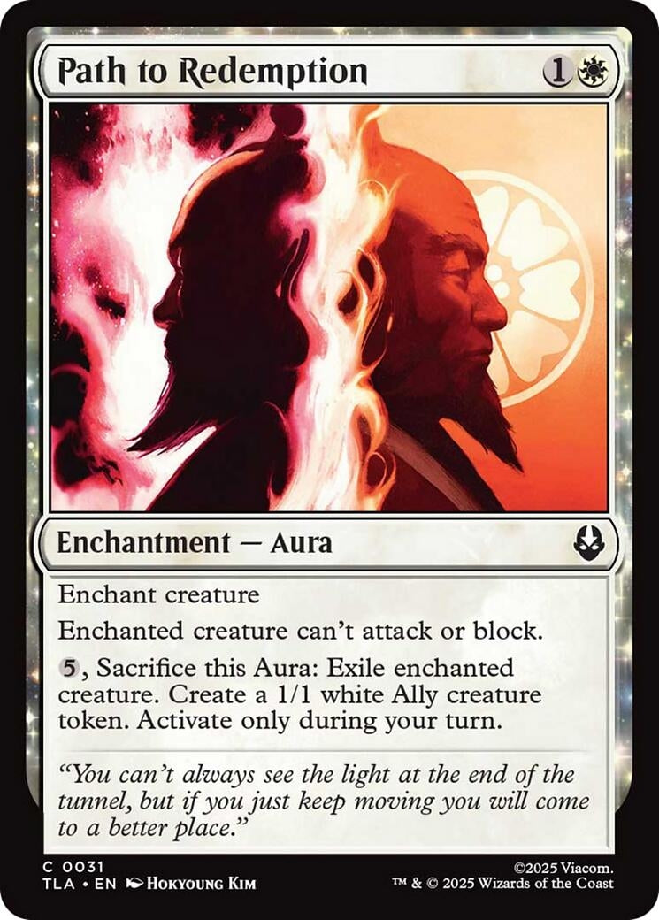 Image for Path to Redemption (31) (TLA) - Magic: The Gathering