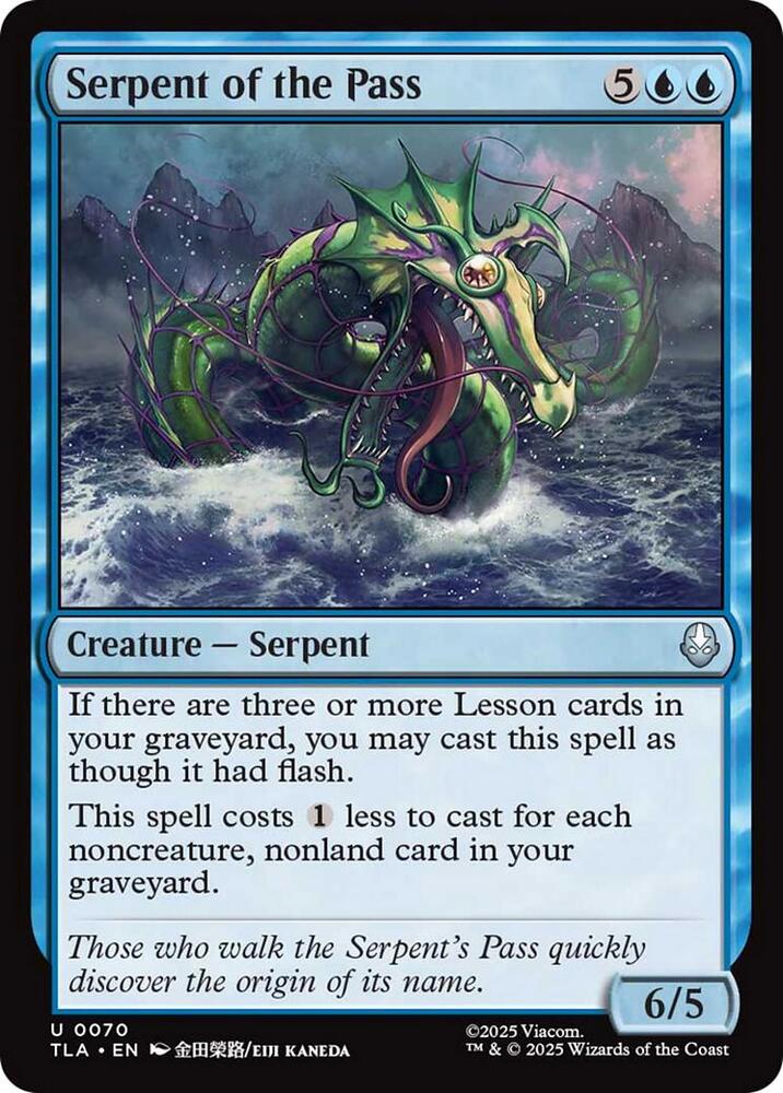 Image for Serpent of the Pass (70) - Magic: The Gathering