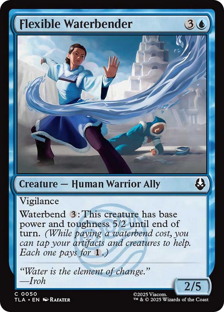 Image for Flexible Waterbender (50) - Magic: The Gathering