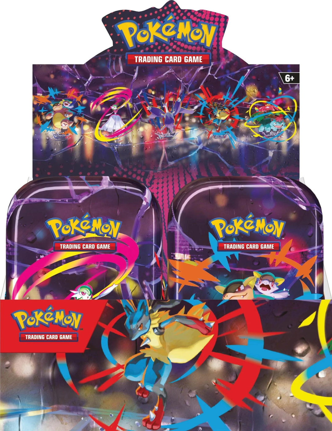 Image for Mega Heroes Mini Tin Display - Pokemon
