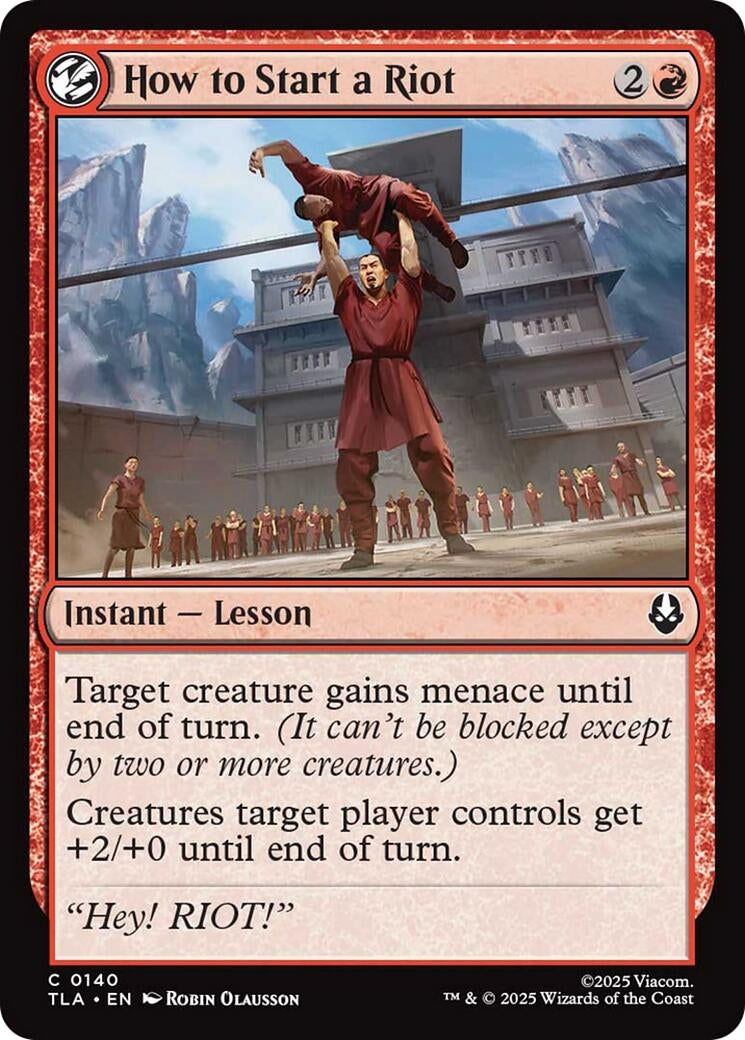 Image for How to Start a Riot (140) - Magic: The Gathering
