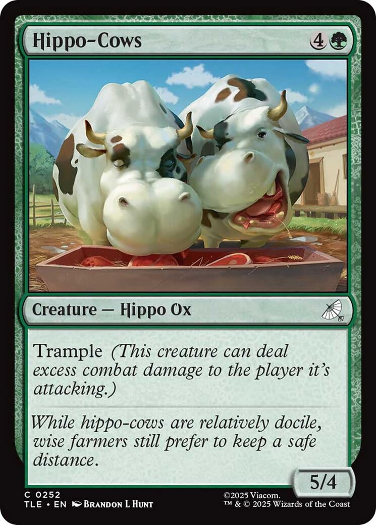 Image for Hippo-Cows (252) - Magic: The Gathering