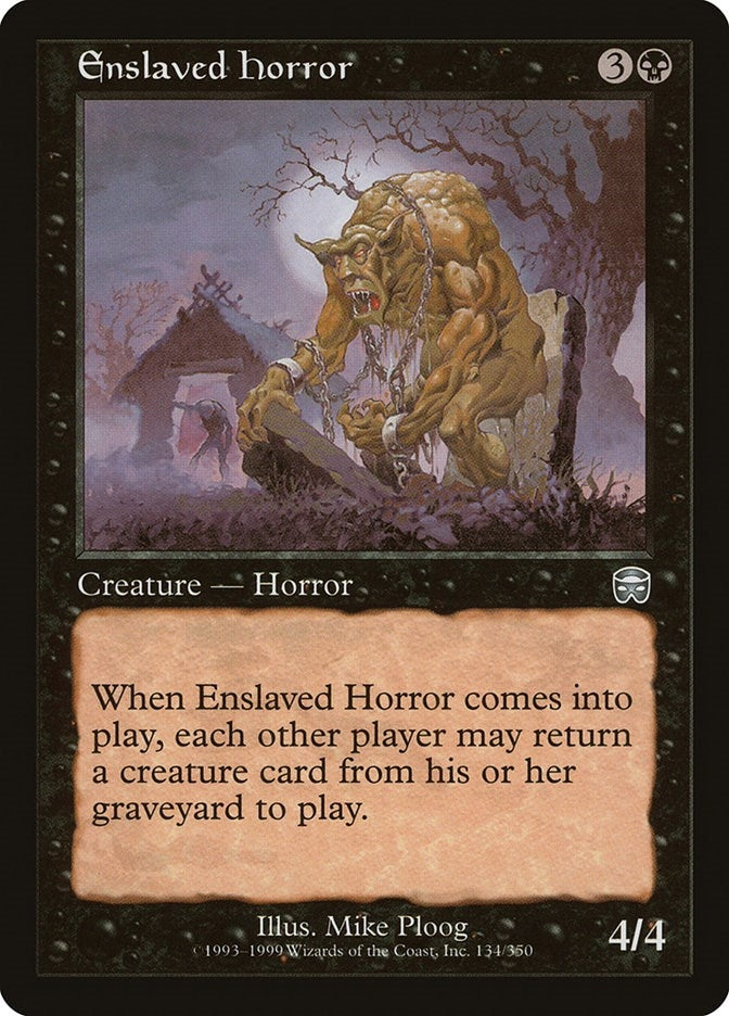 Image for Enslaved Horror (134) - Magic: The Gathering