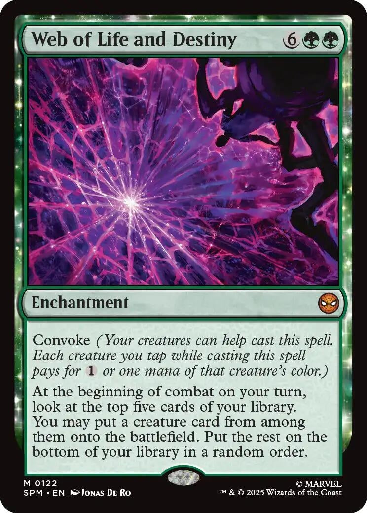 Image for Web of Life and Destiny (122) - Magic: The Gathering