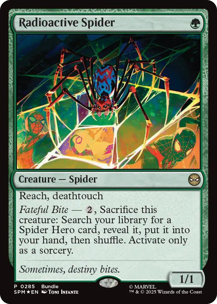 Image for Radioactive Spider (285) - Magic: The Gathering