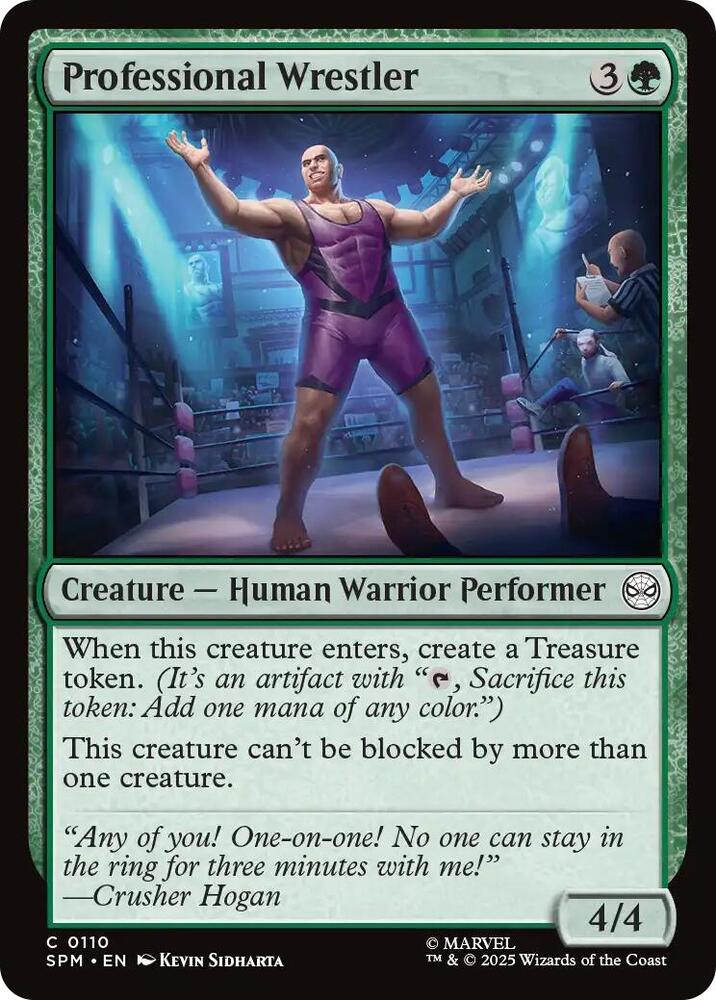 Image for Professional Wrestler (110) - Magic: The Gathering