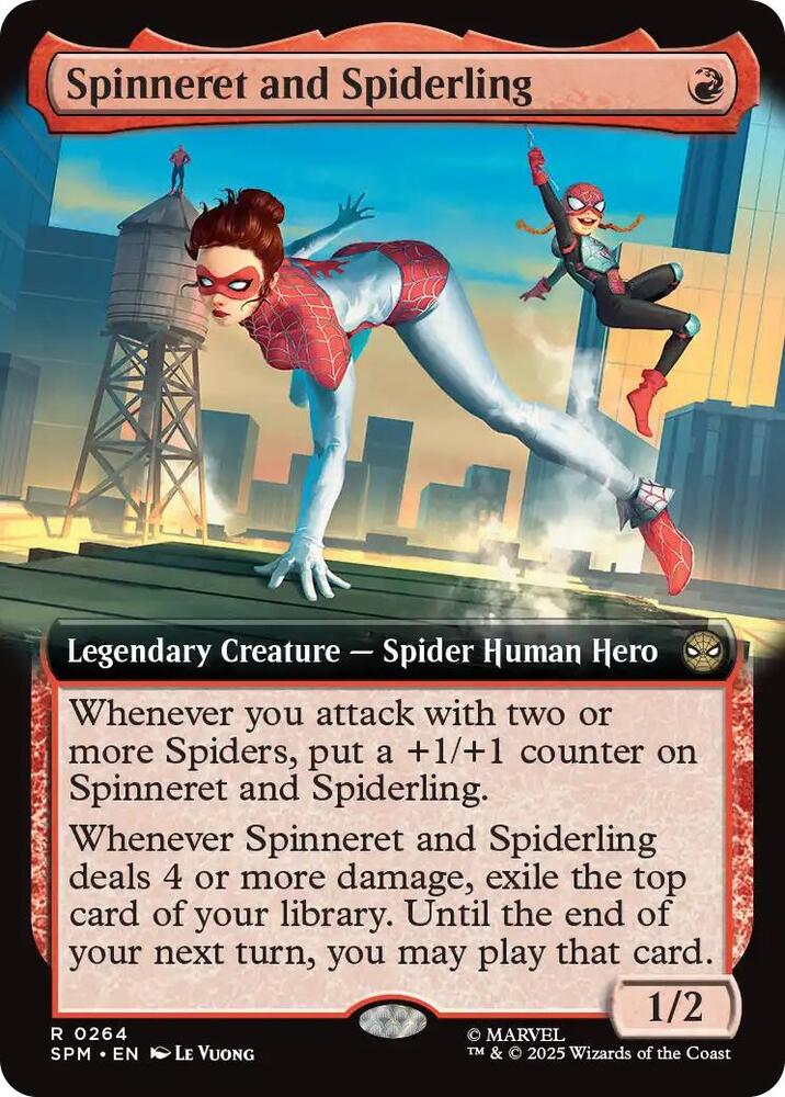 Spinneret and Spiderling (Extended Art) (264)