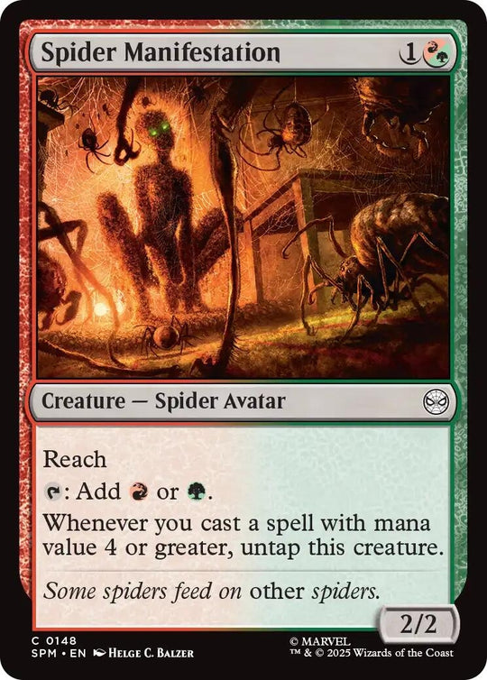 Image for Spider Manifestation (148) - Magic: The Gathering