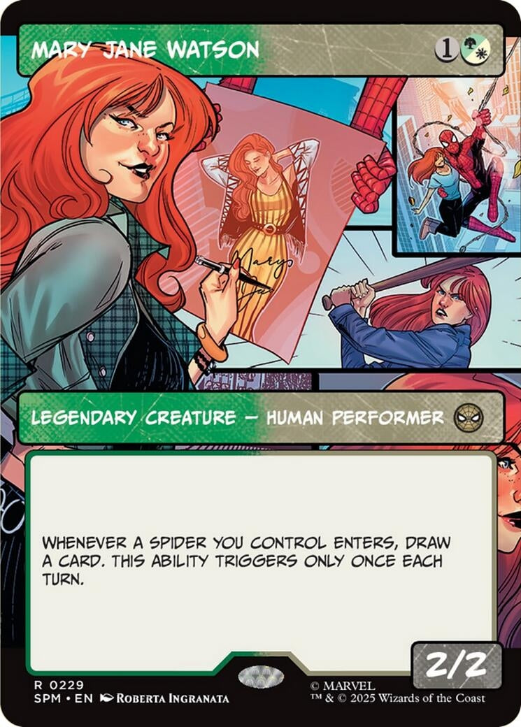 Image for Mary Jane Watson (Borderless) (229) - Magic: The Gathering