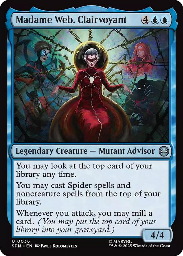 Image for Madame Web, Clairvoyant (36) - Magic: The Gathering