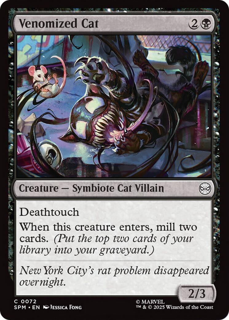 Image for Venomized Cat (72) - Magic: The Gathering