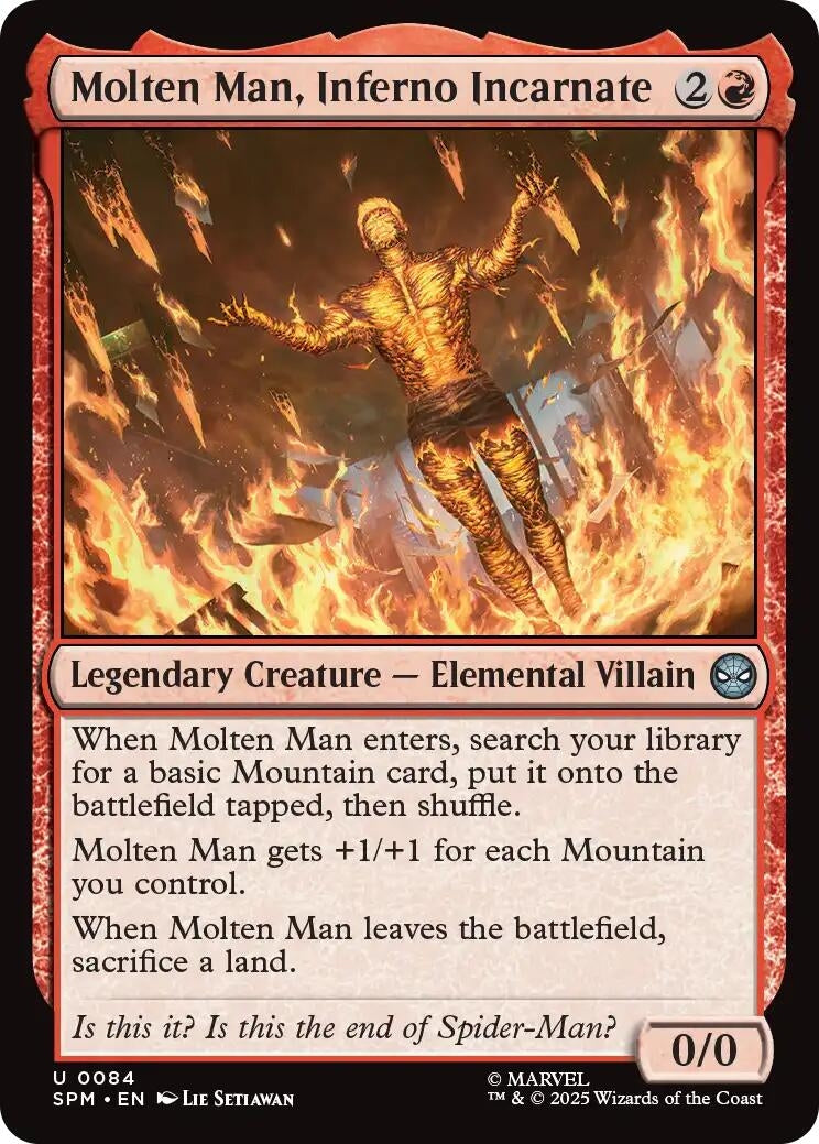 Image for Molten Man, Inferno Incarnate (84) - Magic: The Gathering