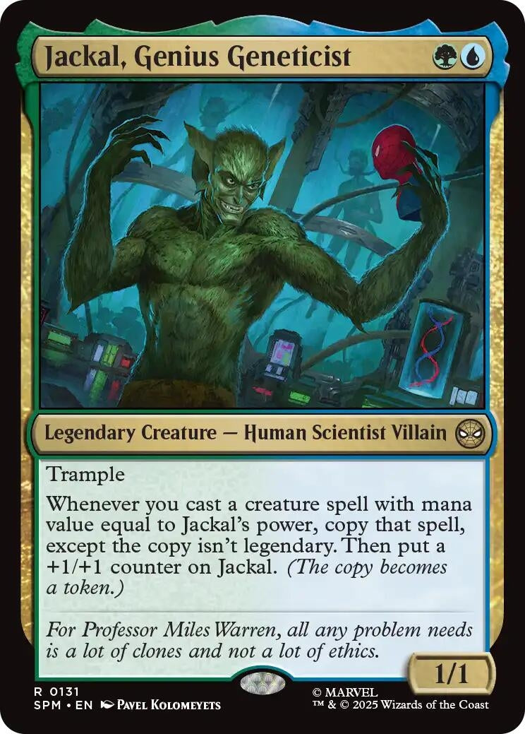 Image for Jackal, Genius Geneticist (131) - Magic: The Gathering