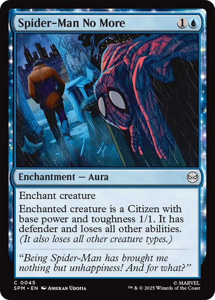 Image for Spider-Man No More (45) - Magic: The Gathering