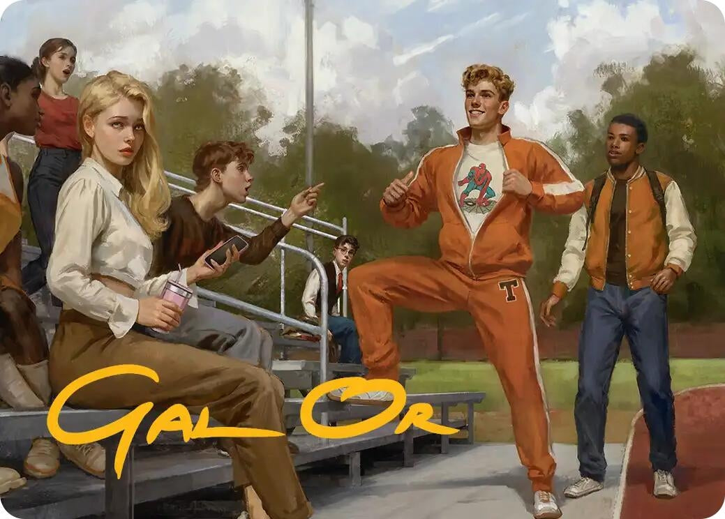 Image for Flash Thompson, Spider-Fan Art Card (Gold-Stamped Signature) (1) (ASSPM) - Magic: The Gathering
