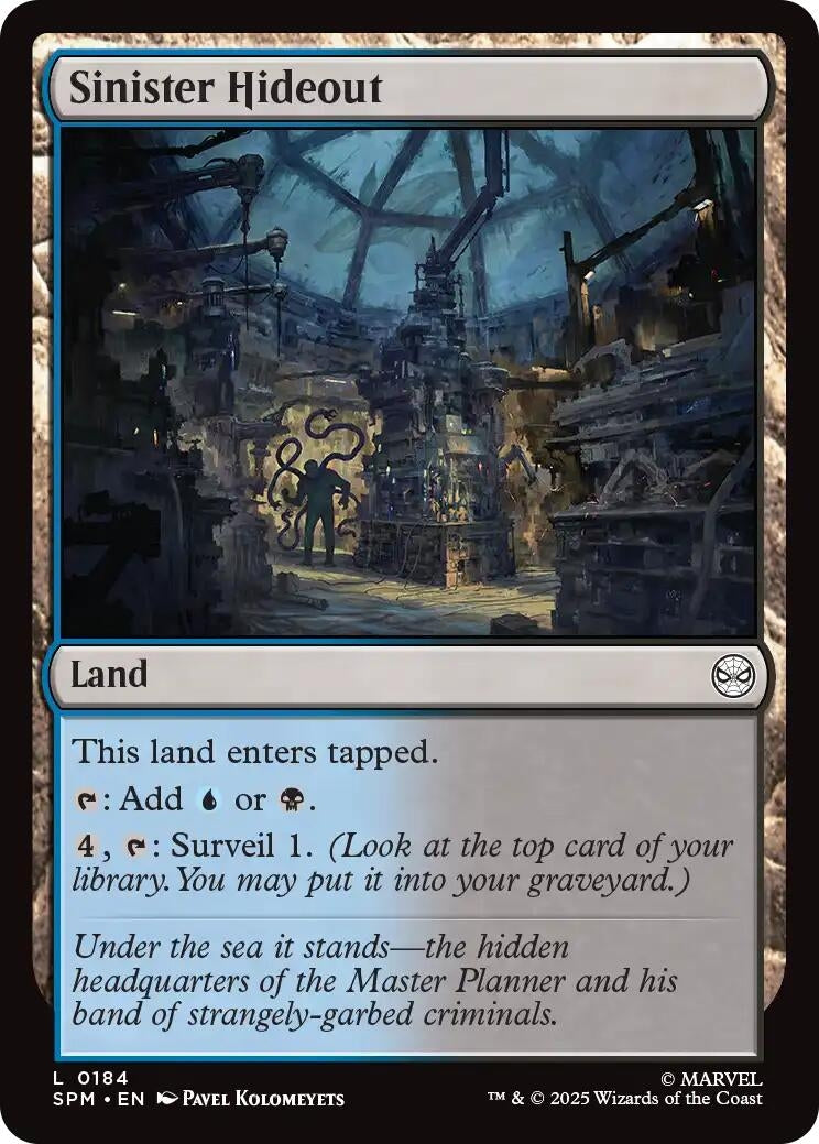 Image for Sinister Hideout (184) - Magic: The Gathering