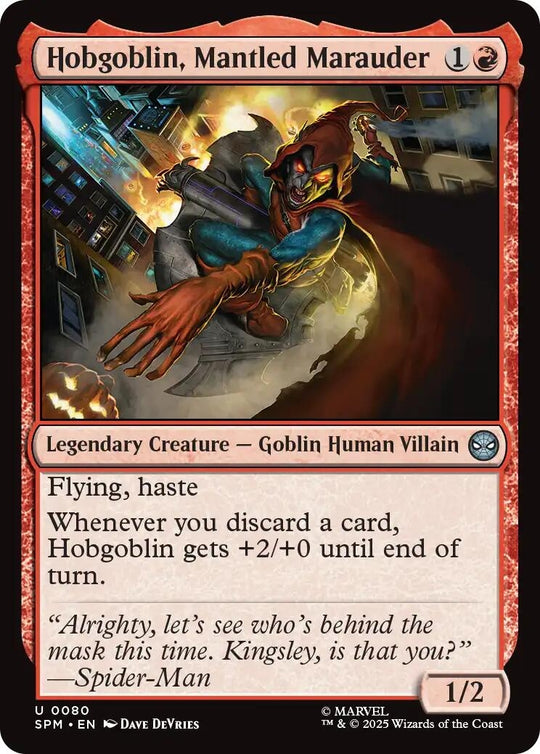 Image for Hobgoblin, Mantled Marauder (80) - Magic: The Gathering