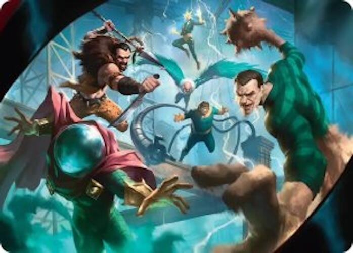 Image for Behold the Sinister Six! Art Card (7/54) (7) (ASSPM) - Magic: The Gathering