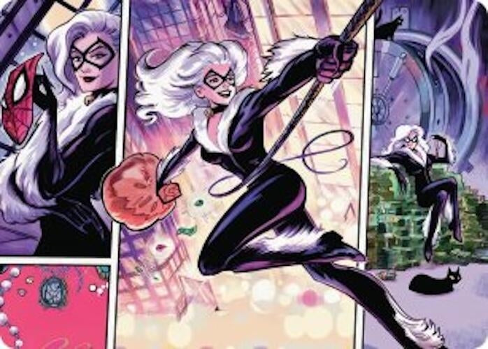 Image for Black Cat, Cunning Thief Art Card (44) (ASSPM) - Magic: The Gathering