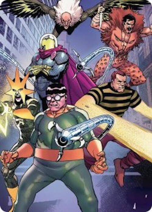 Image for Behold the Sinister Six! Art Card (45/54) (45) (ASSPM) - Magic: The Gathering