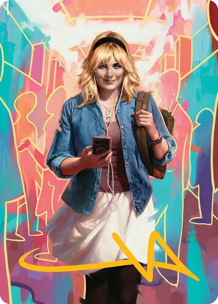 Image for Gwen Stacy Art Card (Gold-Stamped Signature) (13/54) (13) - Magic: The Gathering