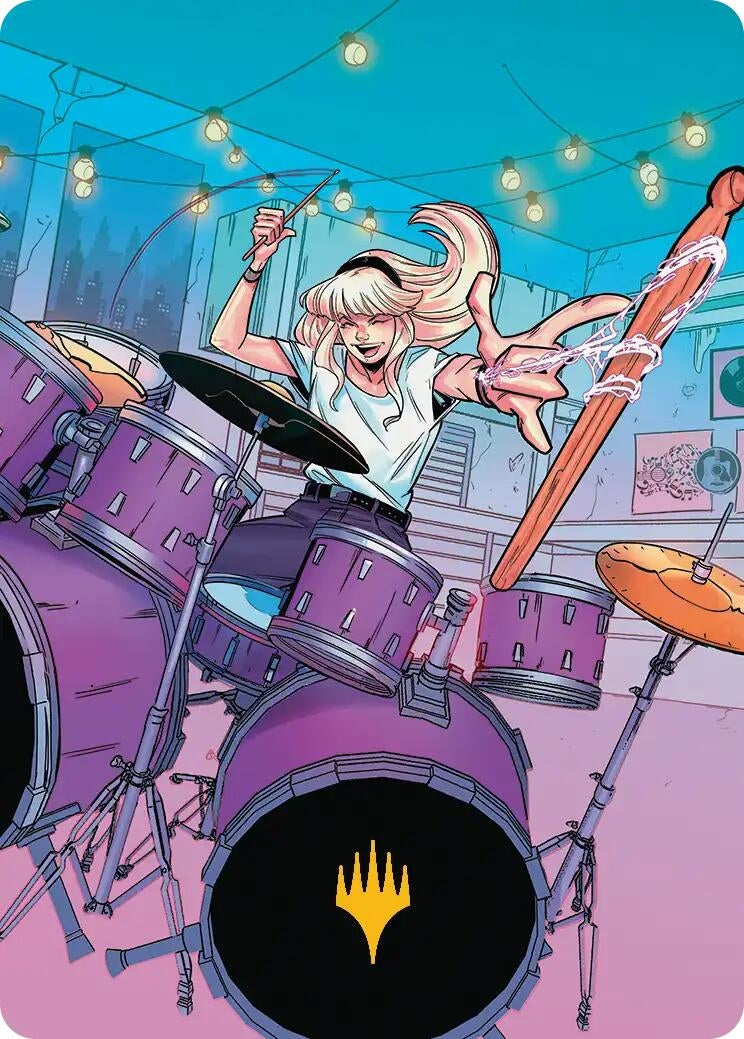 Image for Gwen Stacy Art Card (Gold-Stamped Planeswalker Symbol) (34/54) (34) - Magic: The Gathering