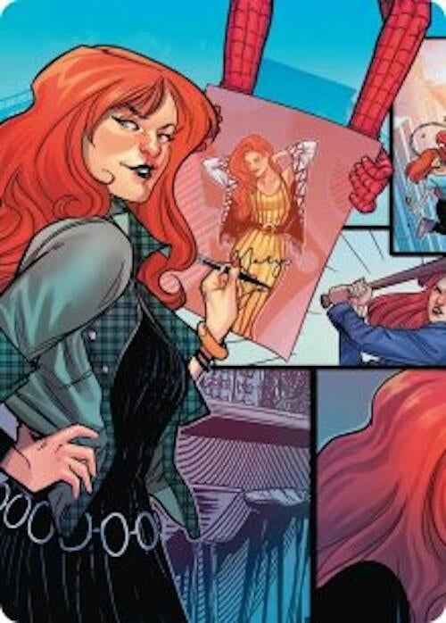 Image for Mary Jane Watson Art Card (50) (ASSPM) - Magic: The Gathering