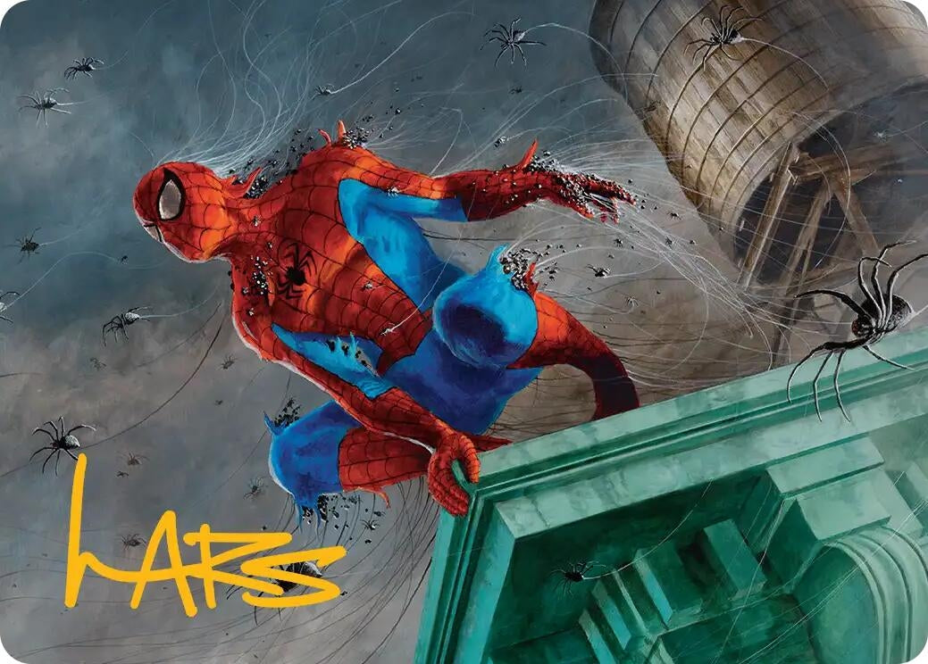 Image for Spiders-Man, Heroic Horde Art Card (Gold-Stamped Signature) (21) (ASSPM) - Magic: The Gathering