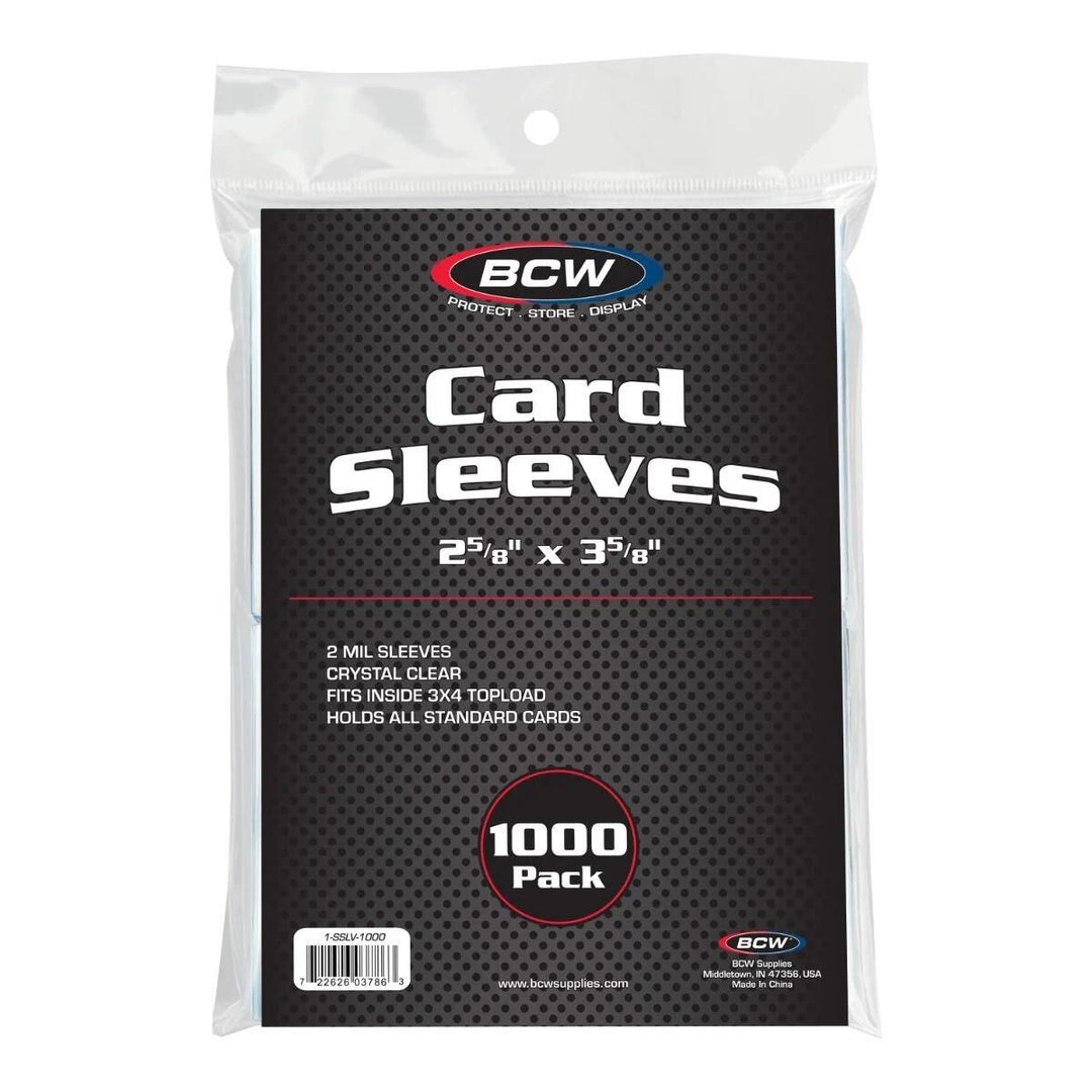 Standard Card Sleeves - Clear (1000-Pack)