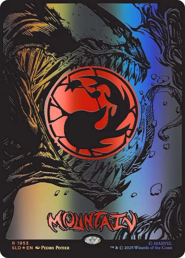 Image for Mountain (1953) (Raised Foil) (1953) - Magic: The Gathering