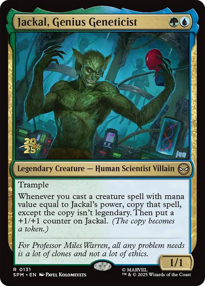 Image for Jackal, Genius Geneticist (131) - Magic: The Gathering