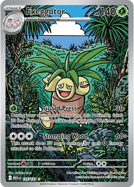 Image for Exeggutor (135/132) (MEG) - Pokemon