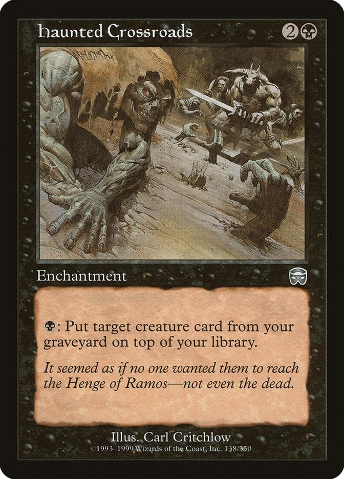 Image for Haunted Crossroads (138) - Magic: The Gathering