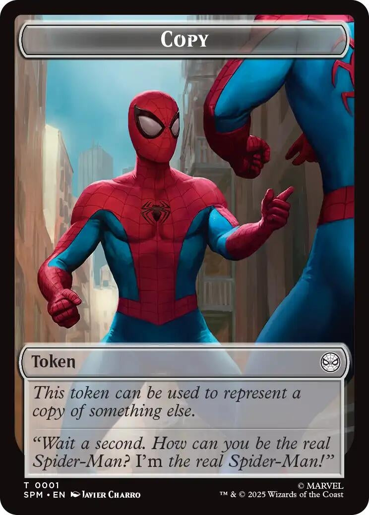 Image for Copy // Human Citizen Double-Sided Token (1 // 4) - Magic: The Gathering