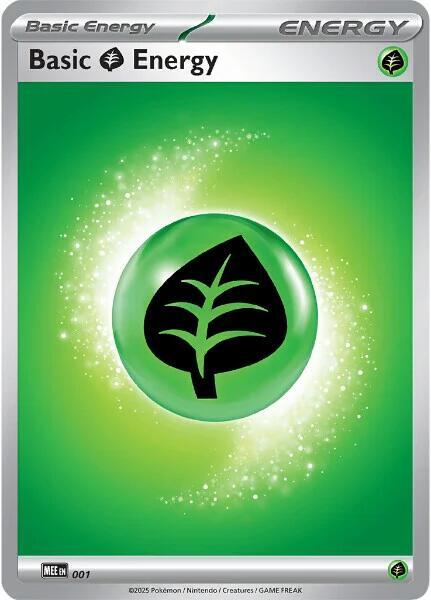Image for Basic Grass Energy - 001 (1) (MEE) - Pokemon