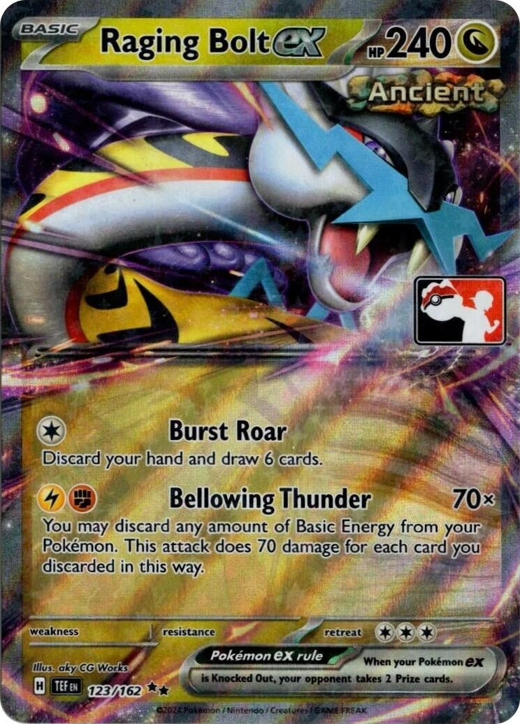Image for Raging Bolt ex - 123/162 (Prize Pack Series 5) (123/162) - Pokemon