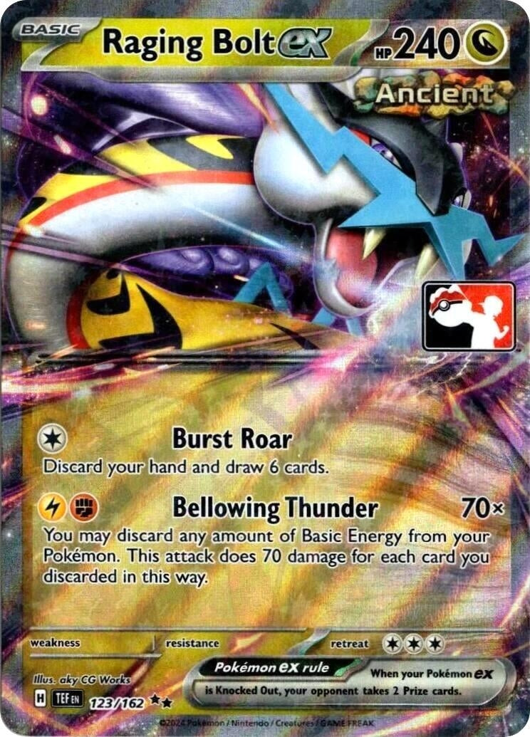 Image for Raging Bolt ex (123/162) - Pokemon