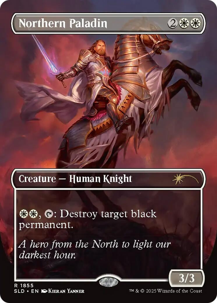 Image for Northern Paladin (1855) (SLD) - Magic: The Gathering