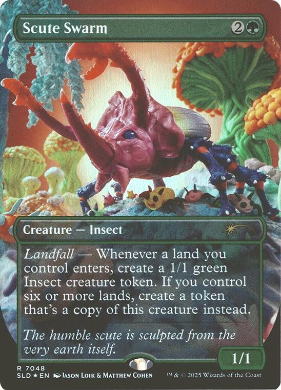 Image for Scute Swarm (Rainbow Foil) (7048) - Magic: The Gathering