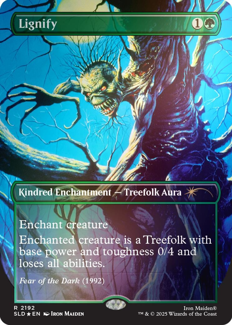 Image for Lignify (2192) (Rainbow Foil) (2192) - Magic: The Gathering