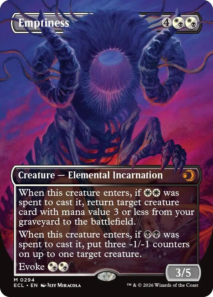 Image for Emptiness (Borderless) (294) - Magic: The Gathering