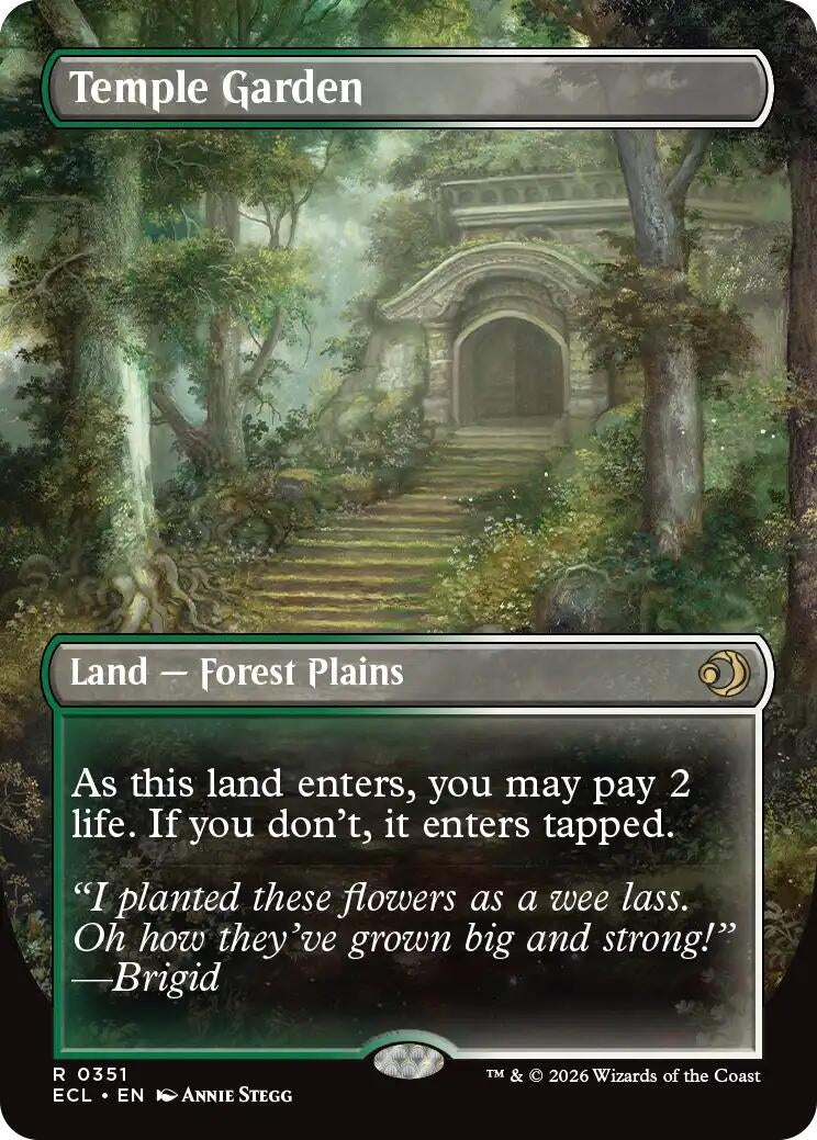 Image for Temple Garden (Borderless) (351) - Magic: The Gathering