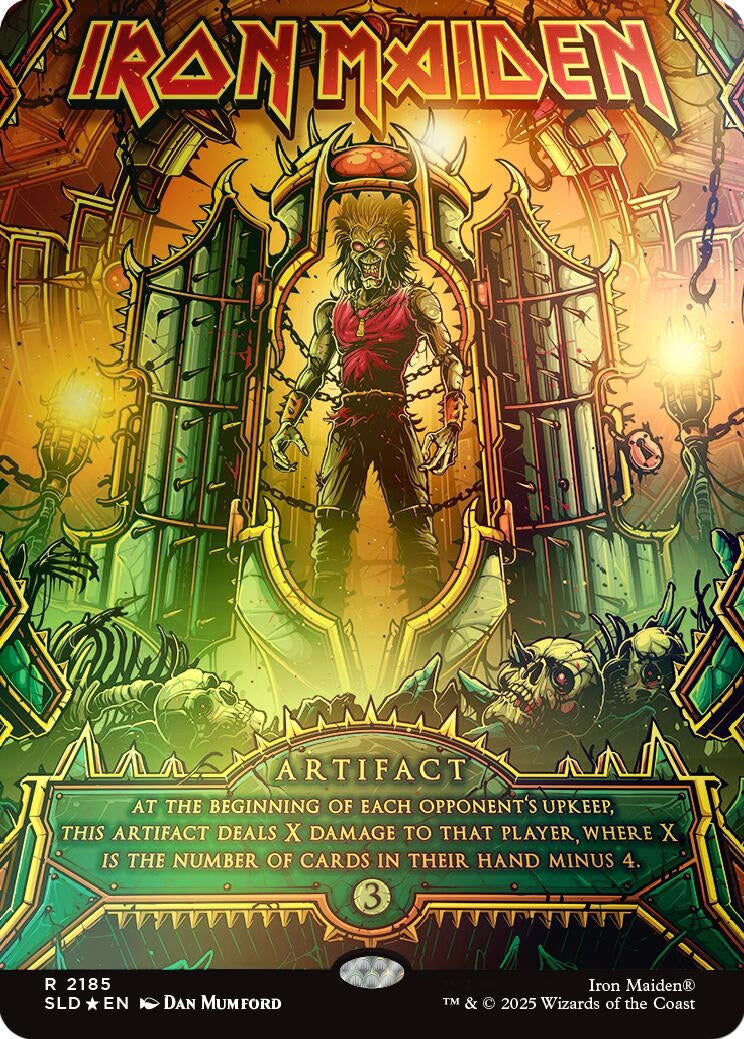 Image for Iron Maiden (Rainbow Foil) (2185) - Magic: The Gathering